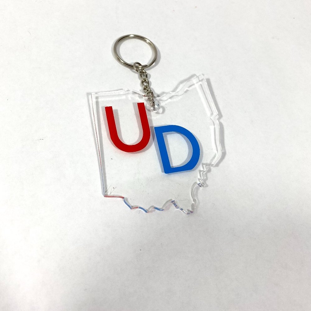 University of‎ Dayton / UD Ohio Shaped Keychain